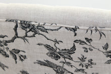 Load image into Gallery viewer, Linen deep buttoned reupholstered chair
